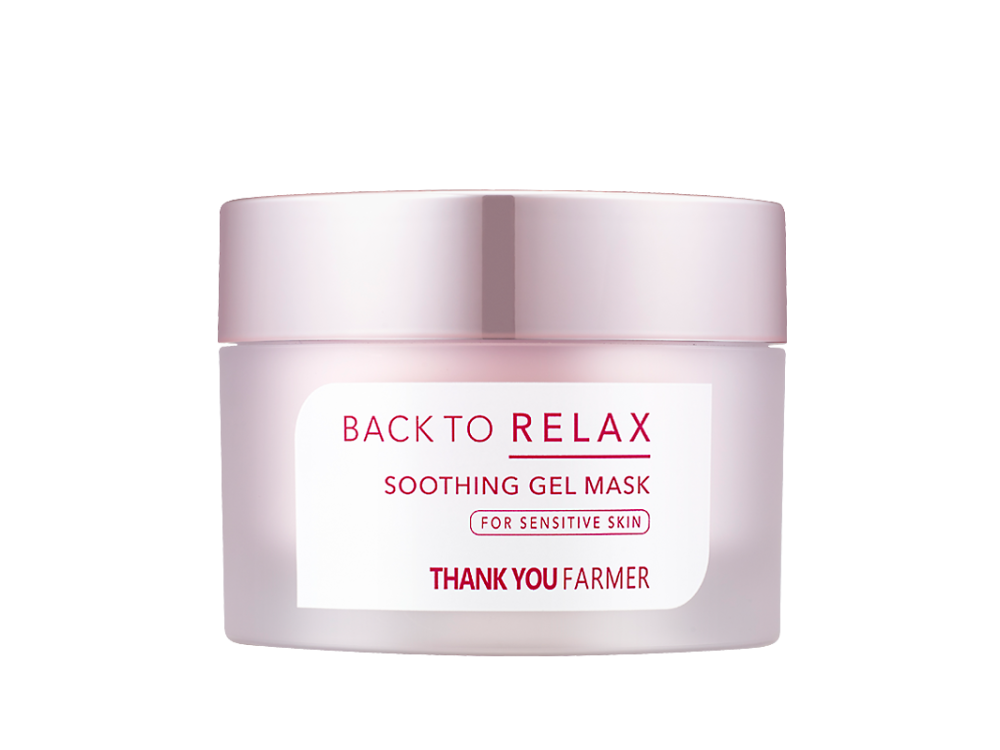 Thank You Farmer Back To Relax Soothing Gel Mask, Ήπια Leave-on Mάσκα Προσώπου για Ενυδάτωση, 100ml