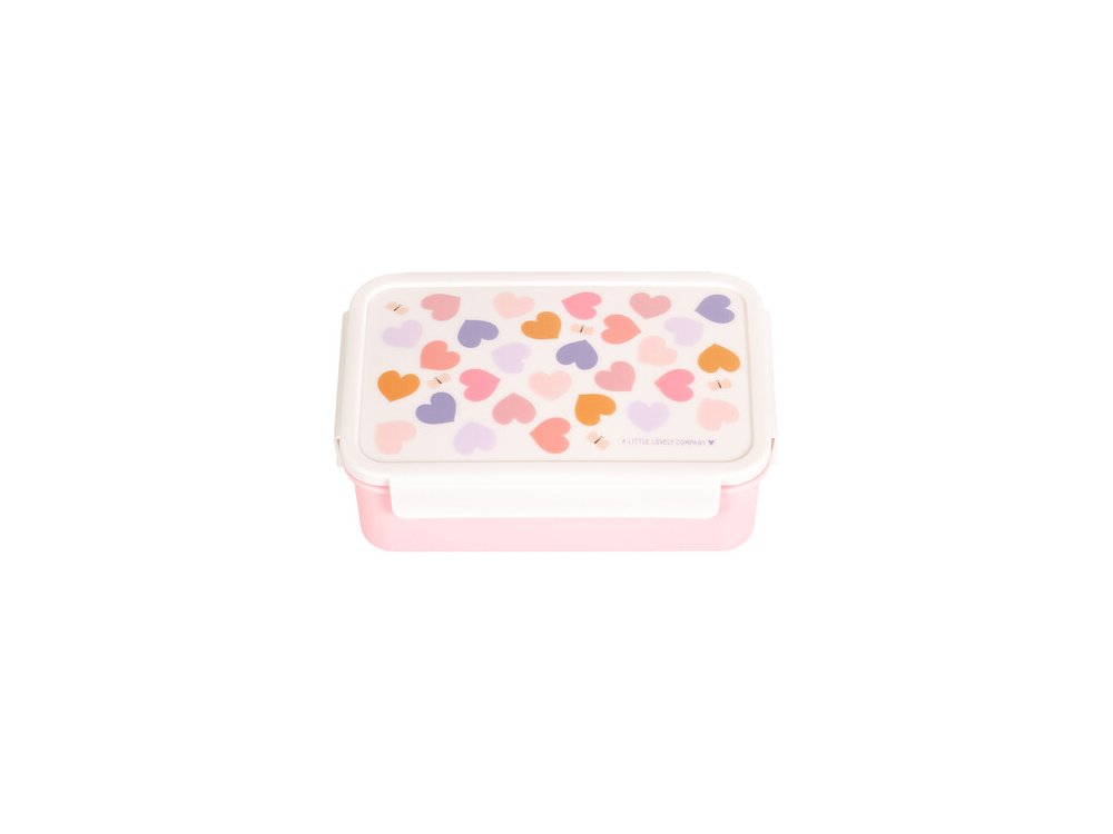 A little lovely company: Δοχείο φαγητού Bento με χωρίσματα- 1,2 L - Hearts