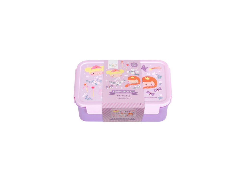 A little lovely company: Δοχείο φαγητού Bento με χωρίσματα- 1,2 L - Princesses