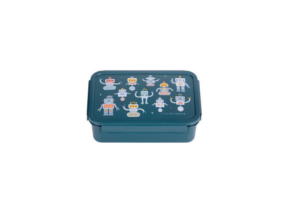 A little lovely company: Δοχείο φαγητού Bento με χωρίσματα- 1,2 L - Robots