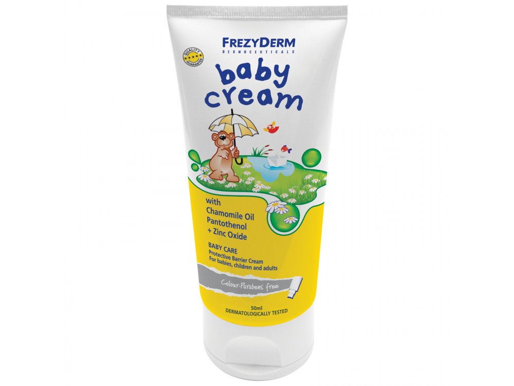 Frezyderm Baby Cream Προστατευτική & Αδιάβροχη Κρέμα για Αλλαγή Πάνας, 50ml