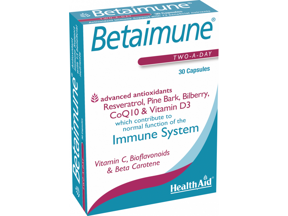 Health Aid Betaimune Antioxidant 30caps