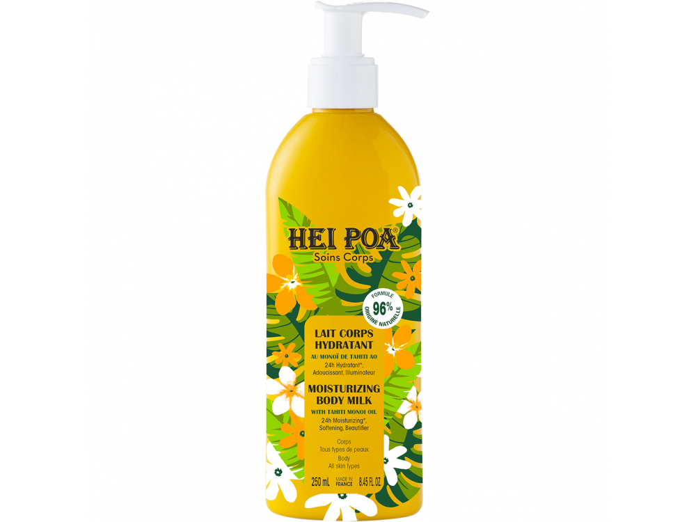 Hei Poa Moisturizing Body Milk Tahiti Monoi Oil, Ενυδατικό Γαλάκτωμα Σώματος, 250ml