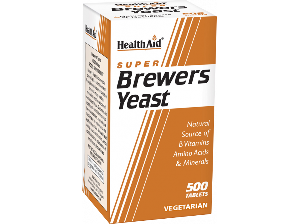 Health Aid Super Brewers Yeast 500tabs