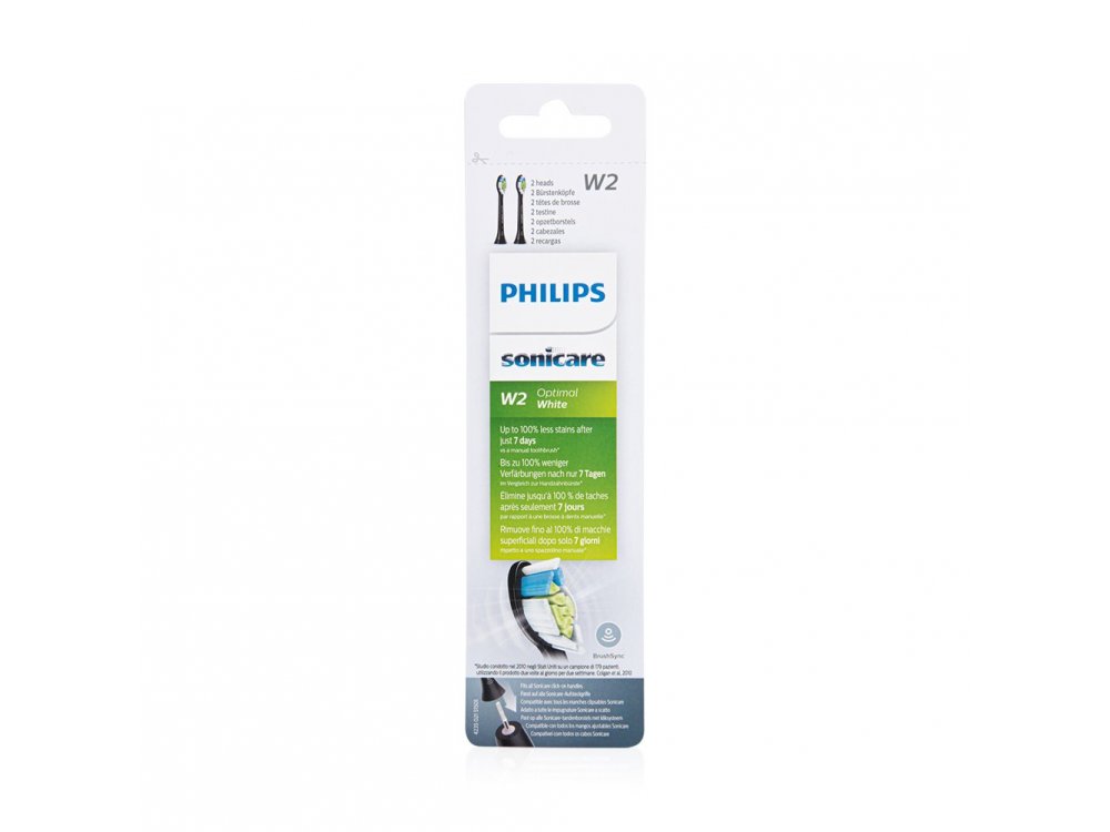 Philips Sonicare Optimal White HX6062/13 Ανταλλακτικές Κεφαλές Οδοντόβουρτσας, 2τμχ