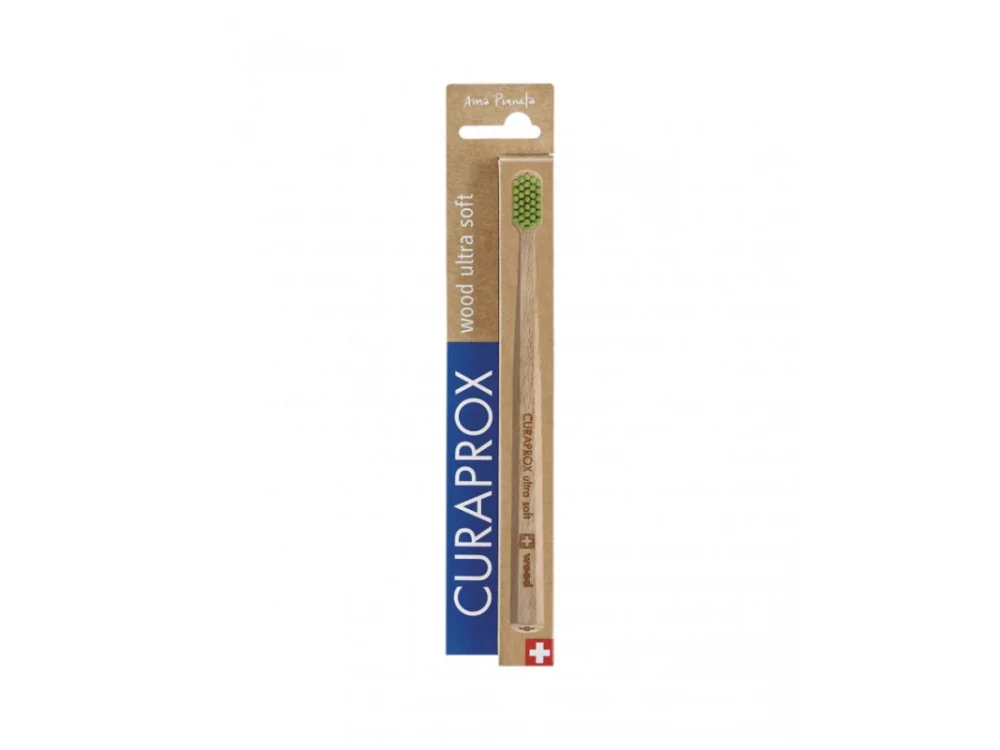 Curaprox CS 5460 Wood Ultra Soft, Ξύλινη Οδοντόβουρτσα Πολύ Μαλακή, 1τμχ