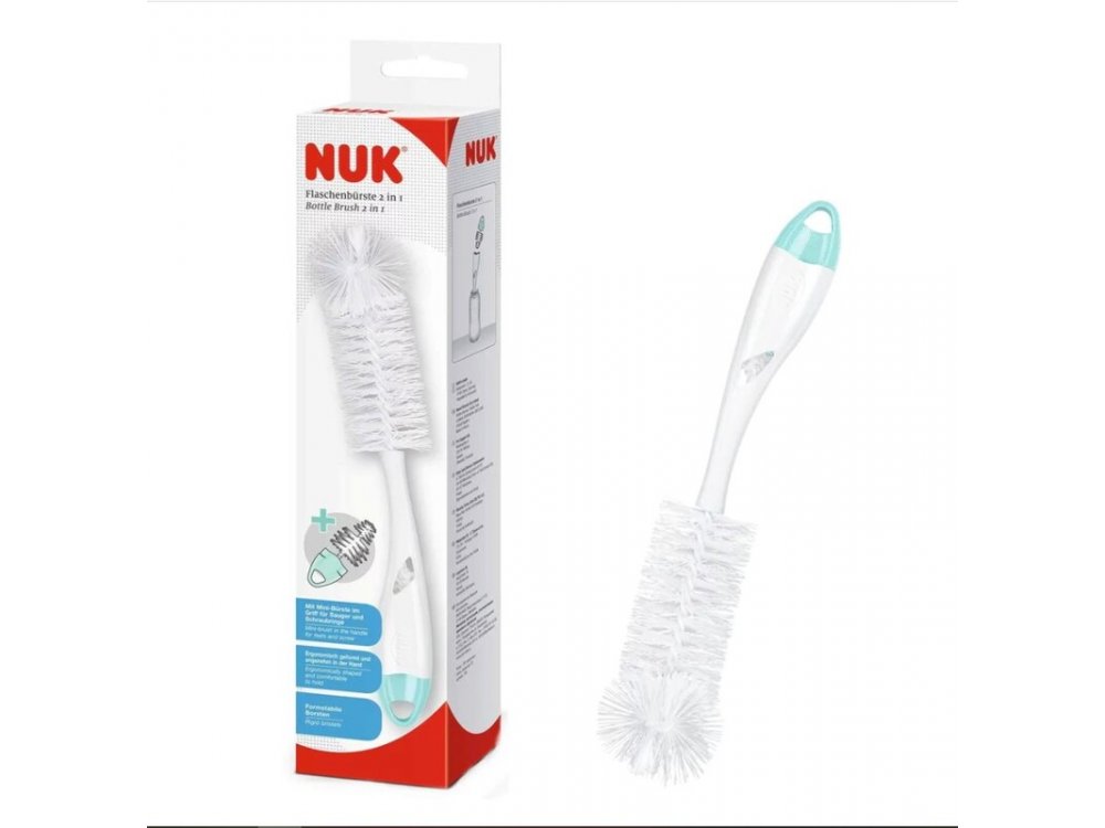 Nuk Βούρτσα, Μπιμπερό 2σε1, 1τεμ