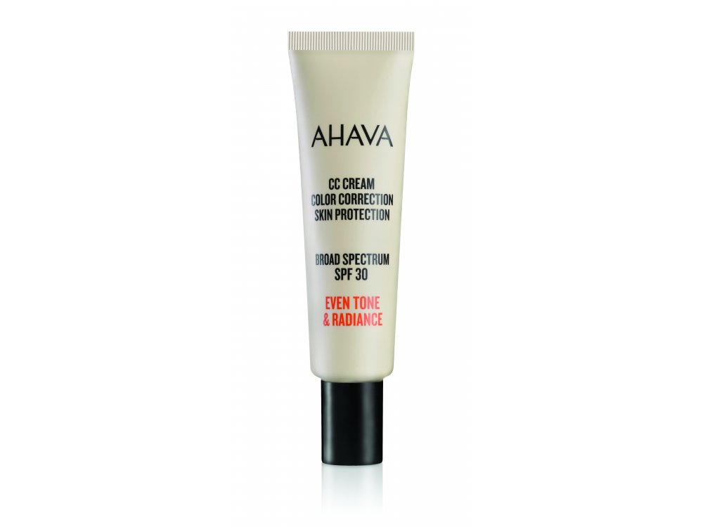 Ahava CC Cream Color Correction Skin Protection Broad Spectrum Κρέμα Διόρθωσης Χρώματος Ευρέως Φάσματος SPF30, 30ml