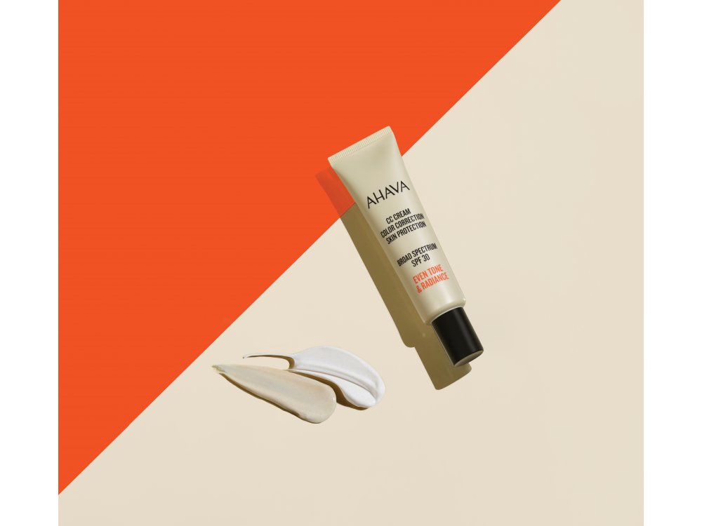 Ahava CC Cream Color Correction Skin Protection Broad Spectrum Κρέμα Διόρθωσης Χρώματος Ευρέως Φάσματος SPF30, 30ml