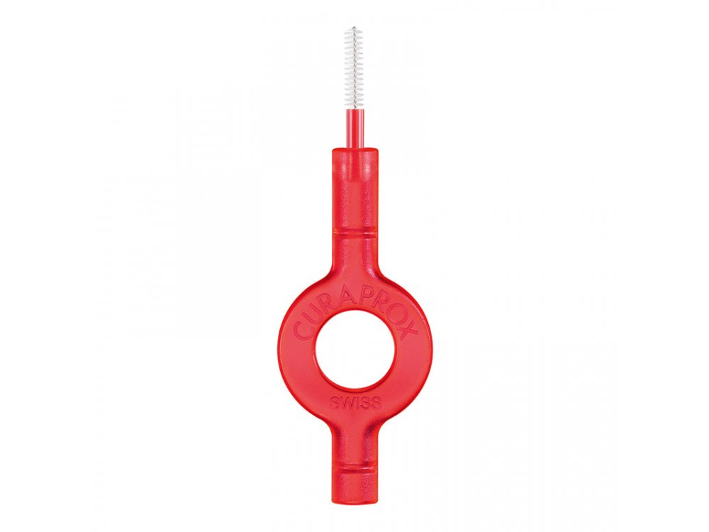 Curaprox CPS 07 Prime Plus Handy Μεσοδόντια Βουτρσάκια, Κόκκινο, 5τμχ