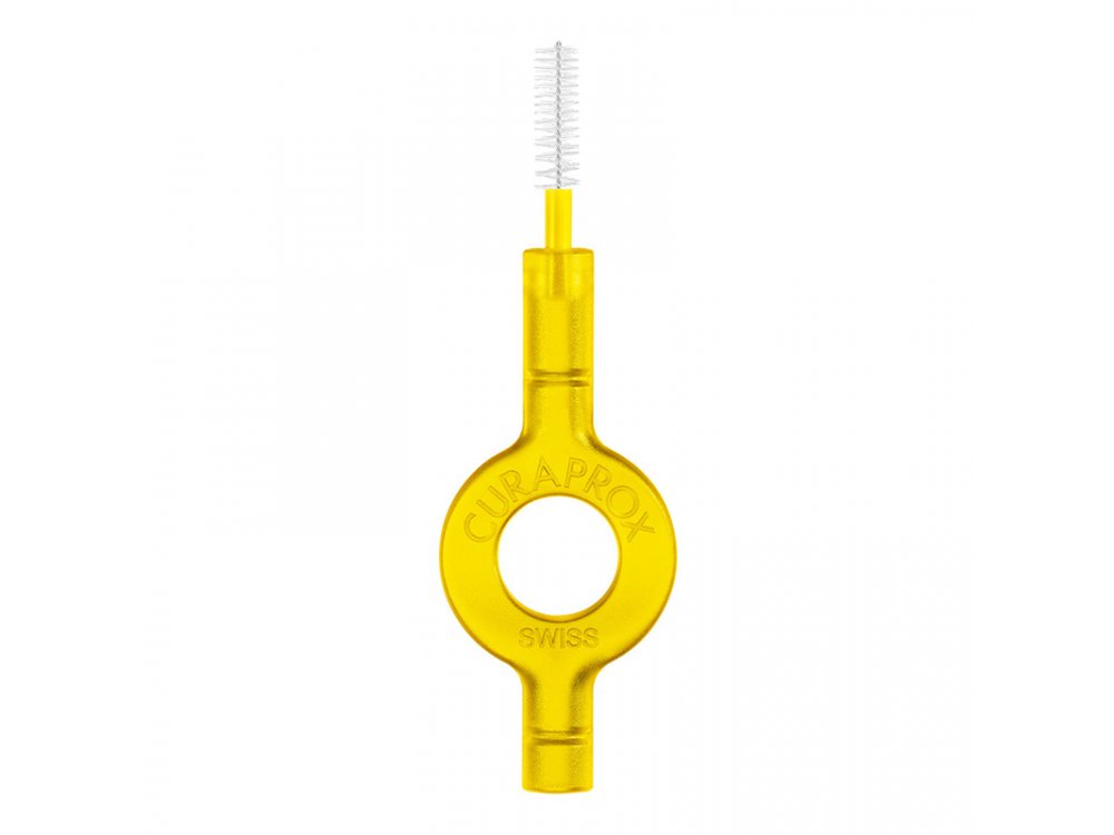 Curaprox CPS 07 Prime Plus Handy Μεσοδόντια Βουτρσάκια, Κίτρινο, 5τμχ