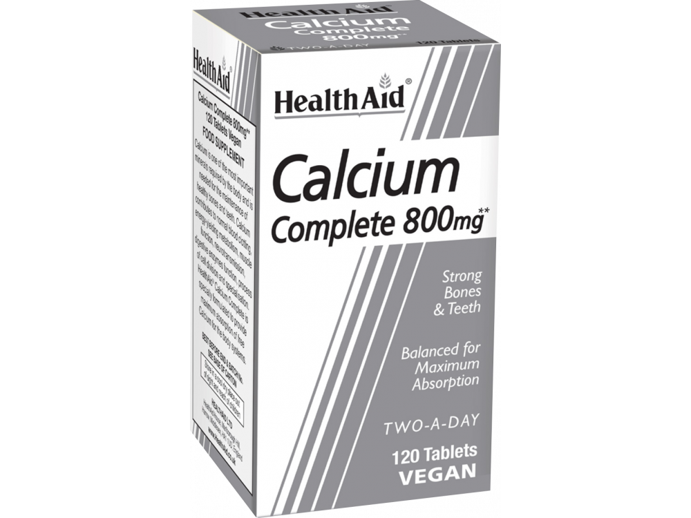 Health Aid Calcium Complete 800mg, 120tabs