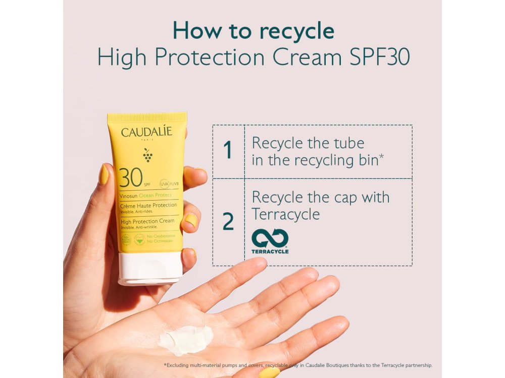 Caudalie Vinosun Protect High Protection Cream Αντηλιακή Κρέμα Προσώπου με SPF30, 50ml