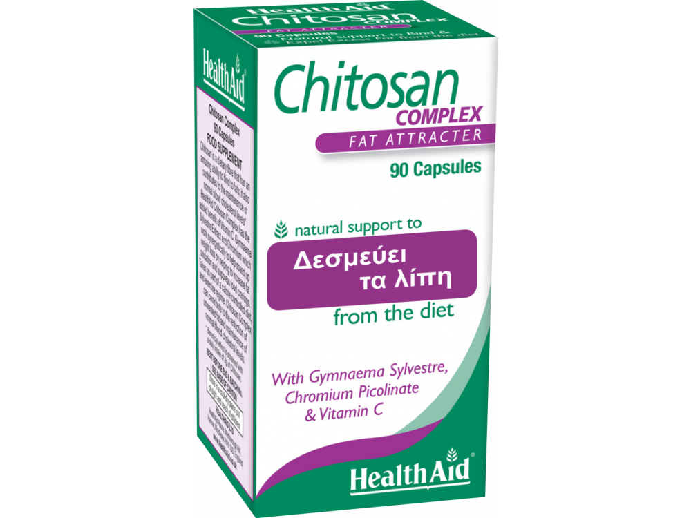 Health Aid Chitosan Fat Attractors Complex 90caps