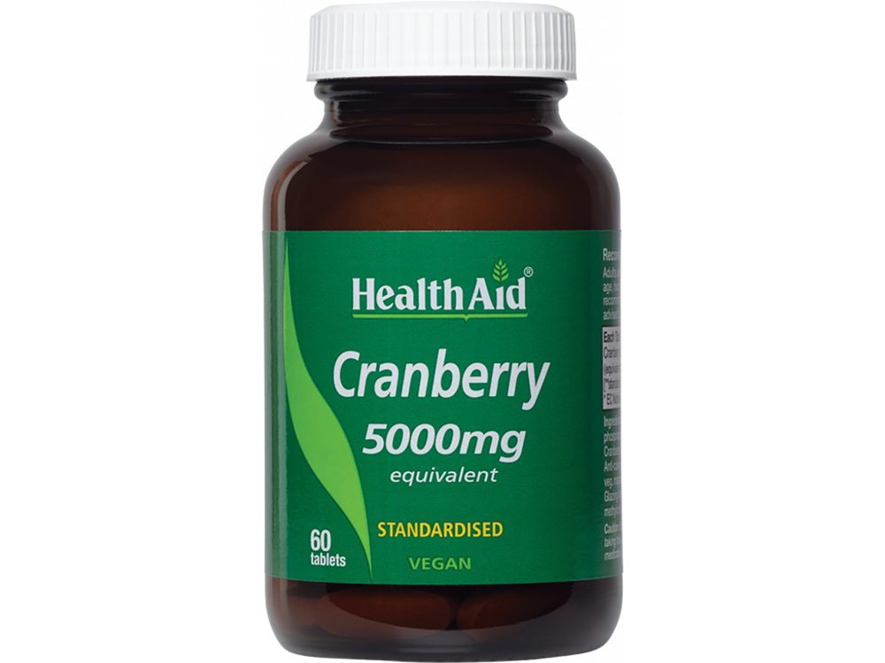 Health Aid Cranberry Extract 5000mg 60tabs