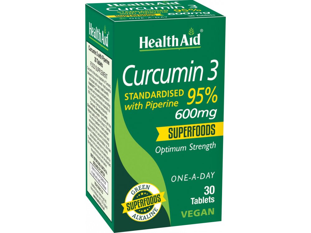 Health Aid Curcumin 3 30tabs