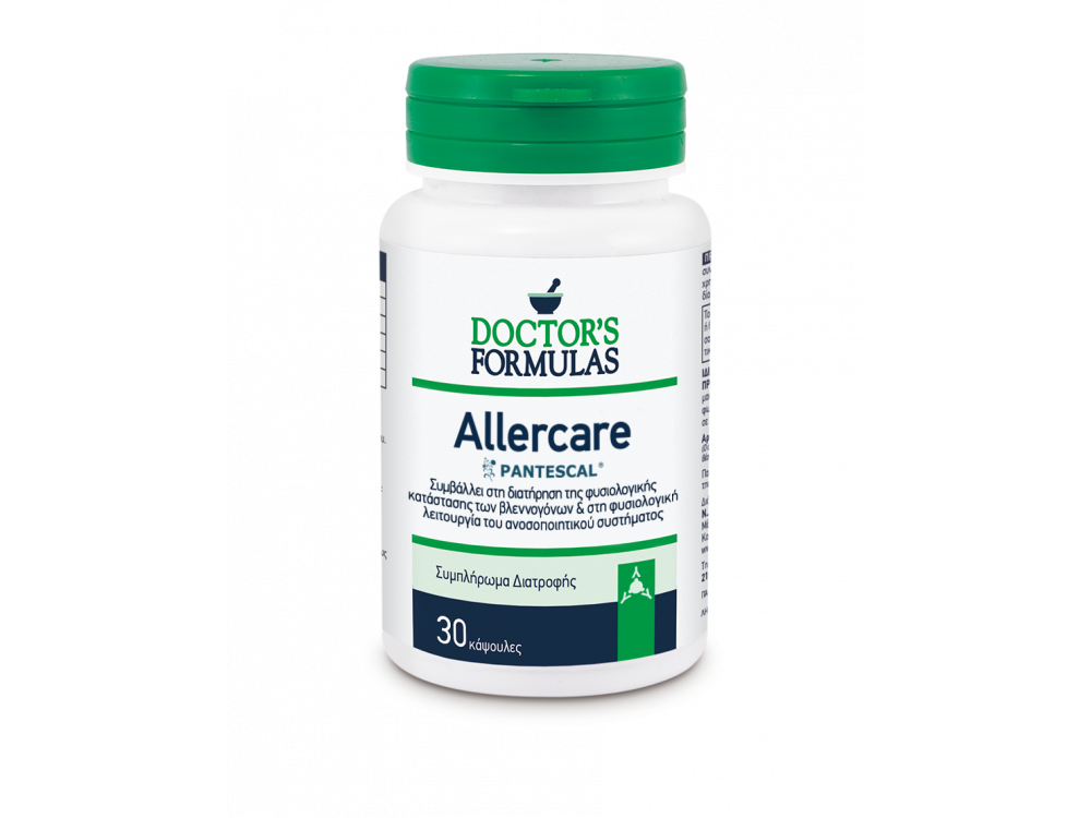 Doctor's Formulas Allercare Φόρμουλα για τη Φυσιολογική Λειτουργία του Βλεννογόνου & του Ανοσοποιητικού 30tabs