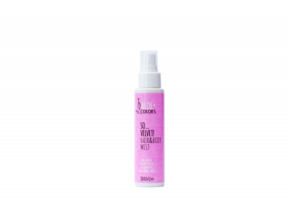 Aloe+Colors Hair & Body Mist So Velvet, Σπρέι Σώματος & Μαλλιών, 100ml