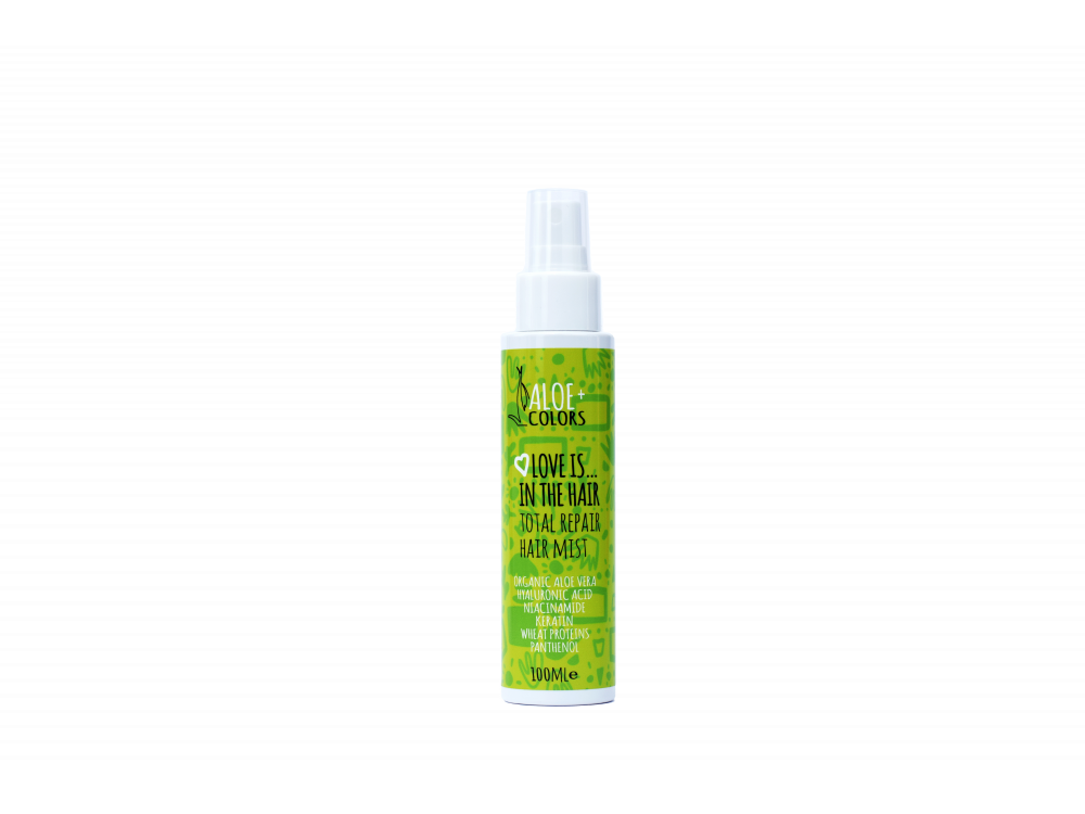 Aloe+Colors Love is in the.. Hair Mist, Ενυδατώνει Ταλαιπωρημένα Μαλλιά, 100ml