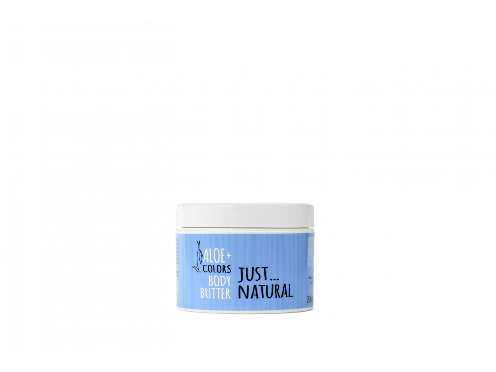 Aloe+Colors Body Butter Just Natural, Ενυδάτωση Σώματος, 200ml