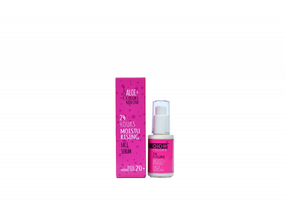 Aloe+Colors 24h Moisturising Face Serum, Ενυδατικό Serum Προσώπου, 30ml