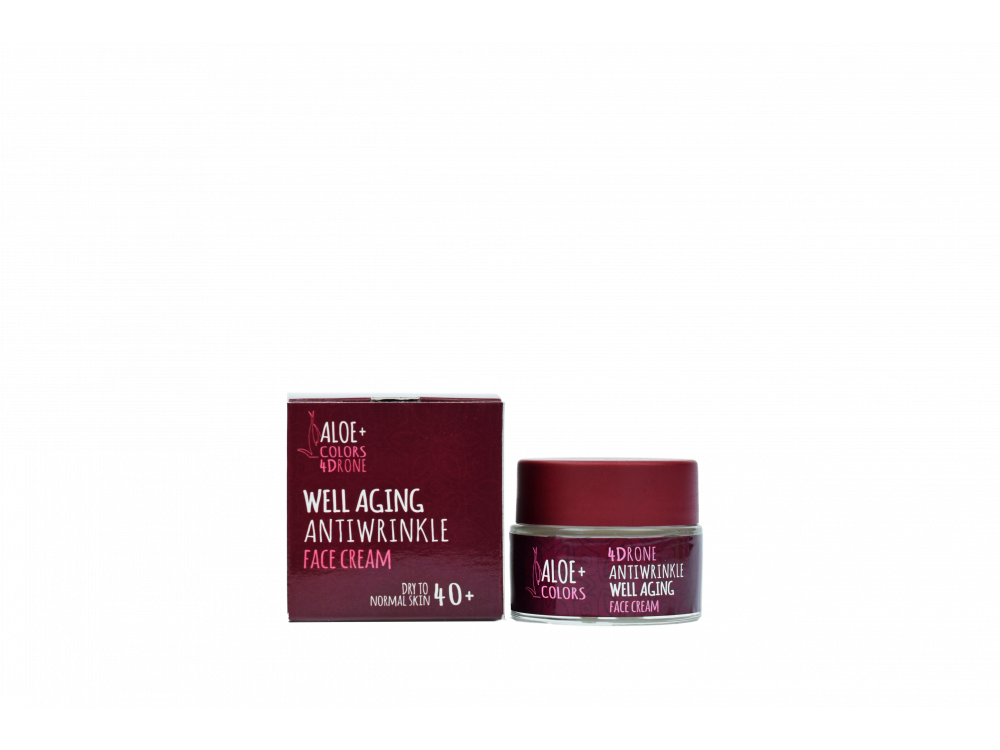 Aloe+Colors Well Aging Antiwrinkle Face Cream, Αντιρυτιδική Κρέμα Προσώπου, 50ml