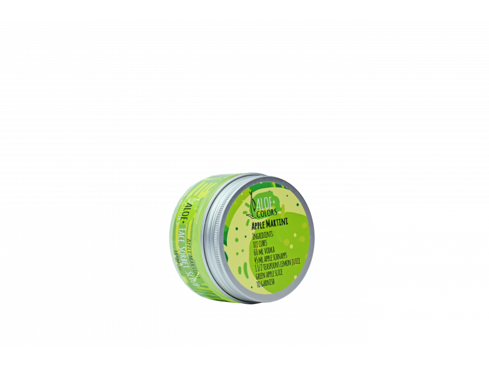 Aloe_Colors Apple Martini Sorbet Face Scrub, Για το Πρόσωπο, 100ml