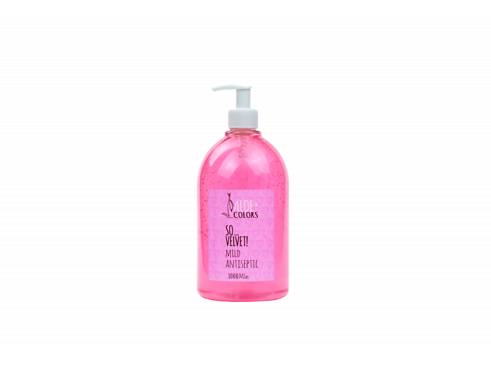 Aloe+Colors Antiseptic Gel So Velvet, Αντισηπτικό 1000ml