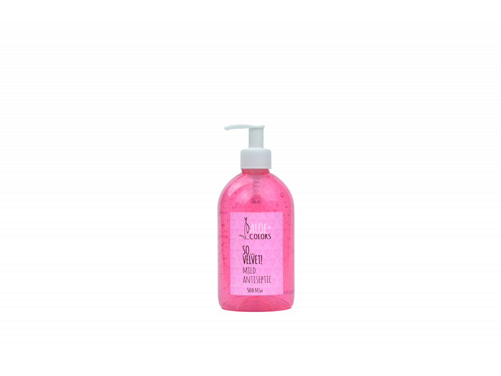 Aloe+Colors Antiseptic Gel So Velvet, Αντισηπτικό 500ml