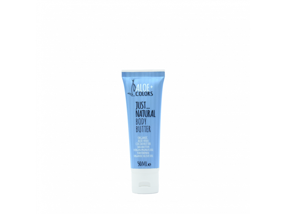 Aloe+Colors Body Butter Just Natural, Ενυδάτωση Σώματος, 50ml