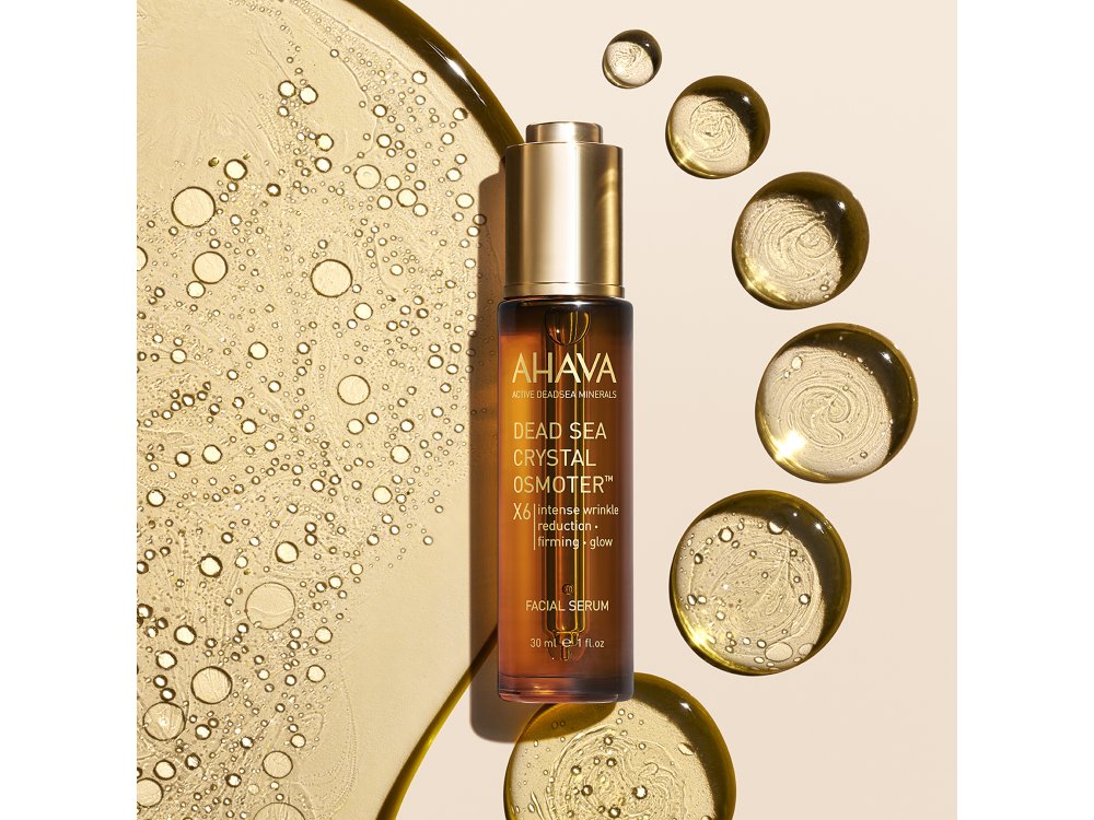 Ahava Dead Sea Crystal Osmoter X6 Facial Serum, Ορός Προσώπου Εντατικής Σύσφιξης, 30ml