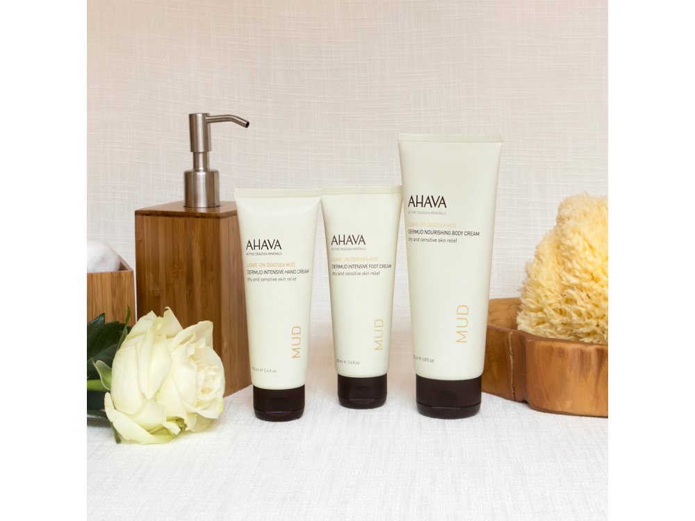 Ahava Dead Sea Mud Dermud Intensive Foot Cream, Πλούσια Κρέμα Ποδιών, 100ml