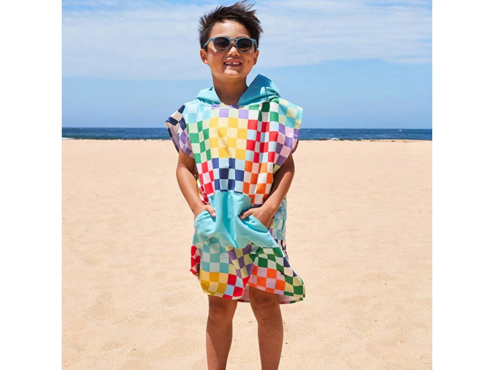 Dock & Bay Παιδικό πόντσο Check Me Out Microfiber , Microfiber, για 6-10 ετών