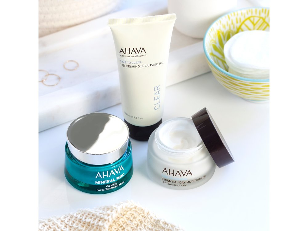 Ahava Time To Hydrate Essential Day Moisturizer - Combination Skin, Ενυδατική Κρέμα Ημέρας Για Μεικτό Δέρμα, 50ml