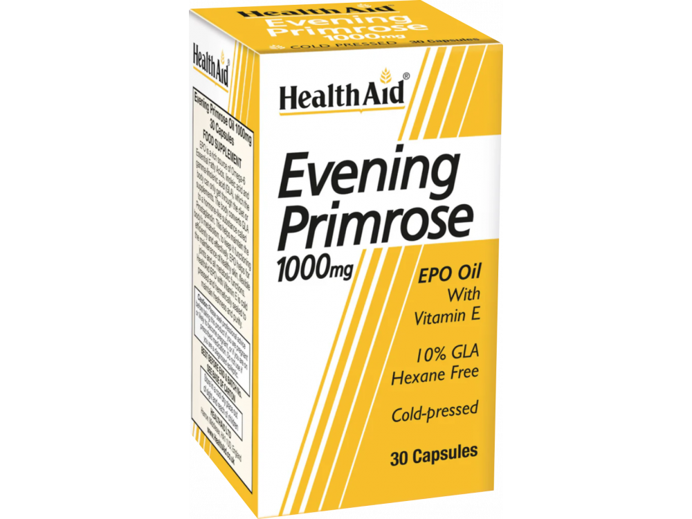 Health Aid Evening Primrose Oil 1000mg + Vitamin E 30caps
