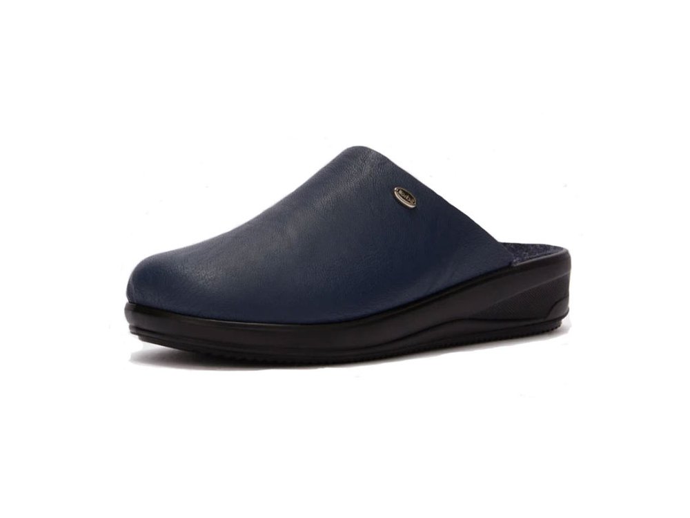 Scholl Nilde Γυναικεία Ανατομική Παντόφλα Navy Blue, No 40