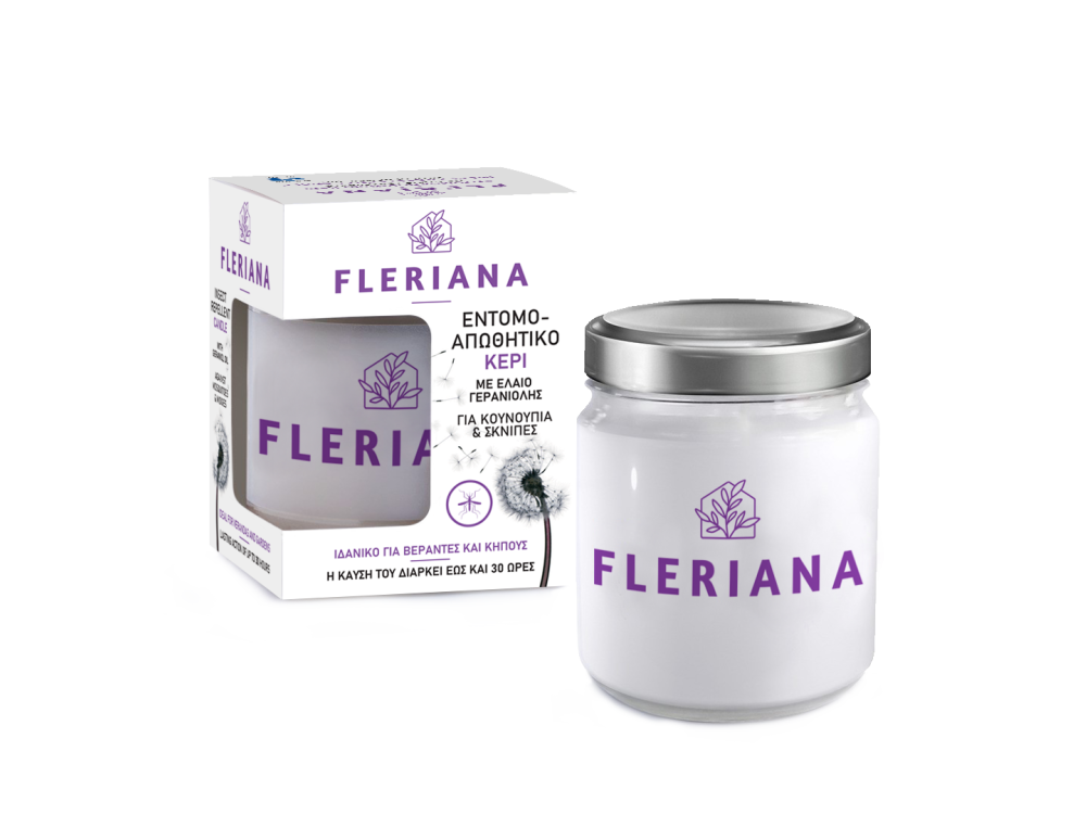Power Health Fleriana Εντομοαπωθητικό Κερί, 130gr