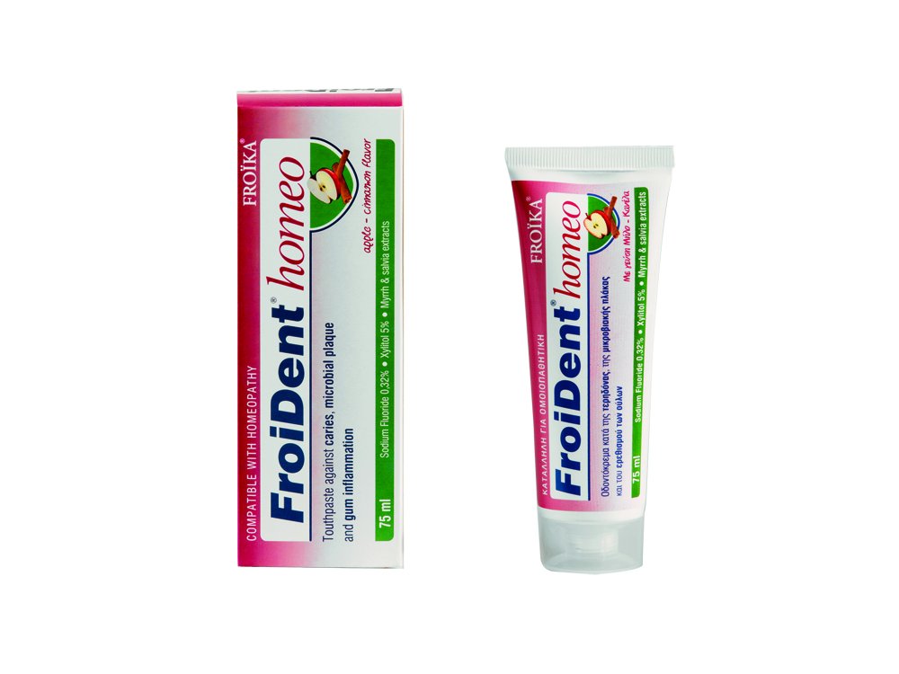 Froika Froident Homeo, Οδοντόκρεμα Μήλο - Κανέλλα 75ml