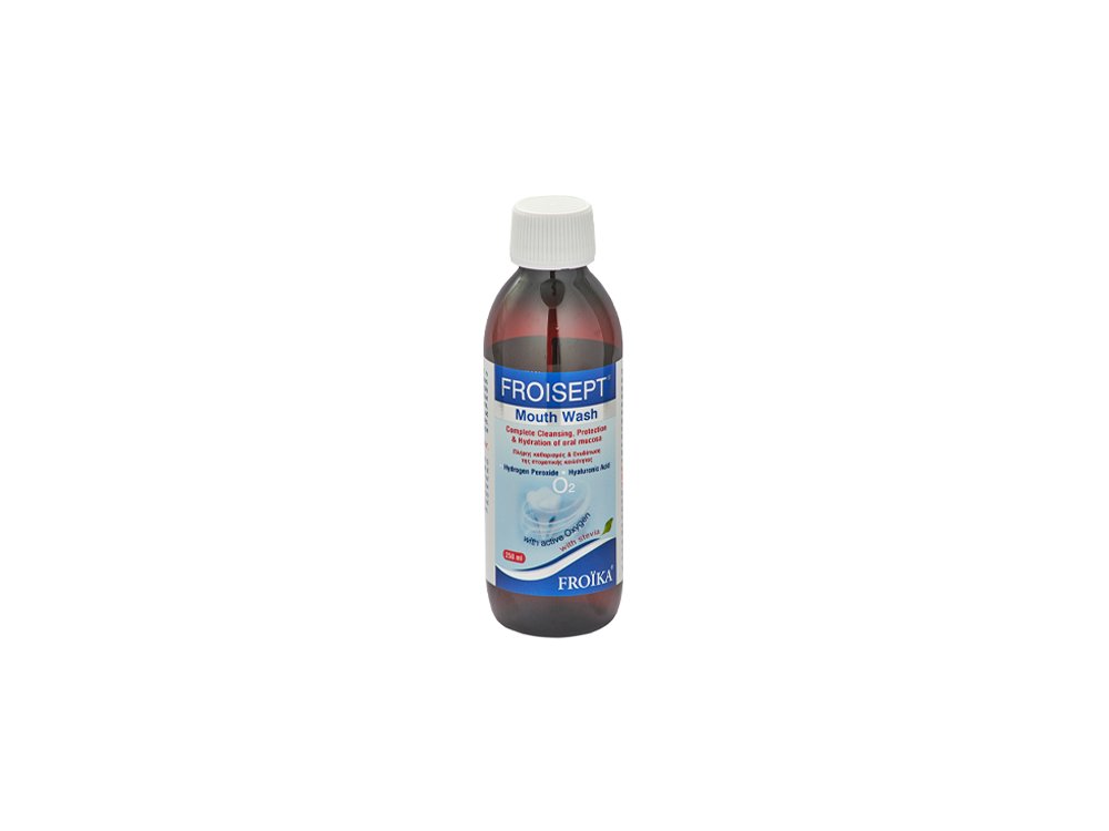 Froika Froisept Mouthwash, Στοματικό Διάλυμα με Στέβια, 250ml