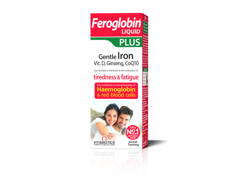 Vitabiotics Feroglobin Liquid Plus με Γεύση Μέλι-Πορτοκάλι, 200ml