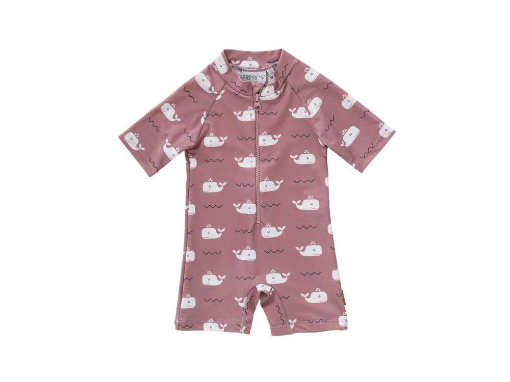 Fresk Ολόσωμο μαγιό σορτς με προστασία UV50 Whale Ash Rose 98/104, (3-4 ετών)