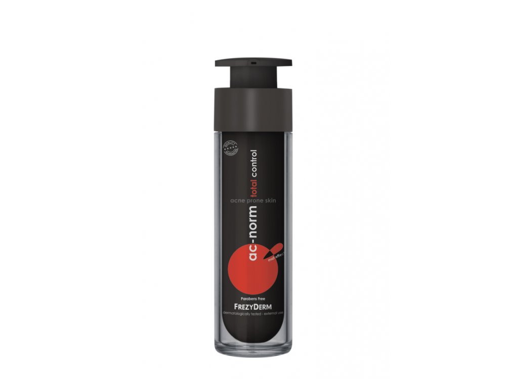 Frezyderm AC Norm Total Control Cream Κρέμα, Αντιμετώπιση των συμπτωμάτων της ήπιας, μέτριας & σοβαρής ακμής, 50ml
