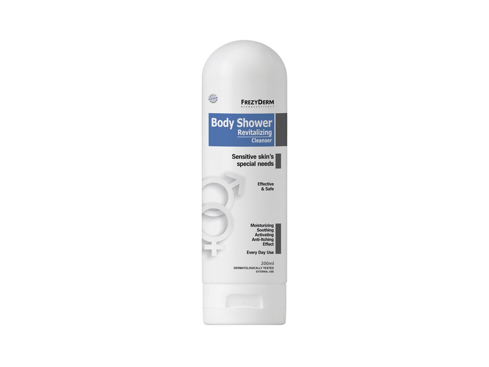 Frezyderm Revitalizing Body Shower Καθαριστικό Σώματος για Ευαίσθητη Επιδερμίδα, 200ml