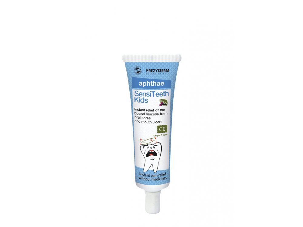 Frezyderm SensiTeeth Kids Aphthae Gel Εξειδικευμένο Gel για Άφθες & Στοματικά Έλκη, 25ml