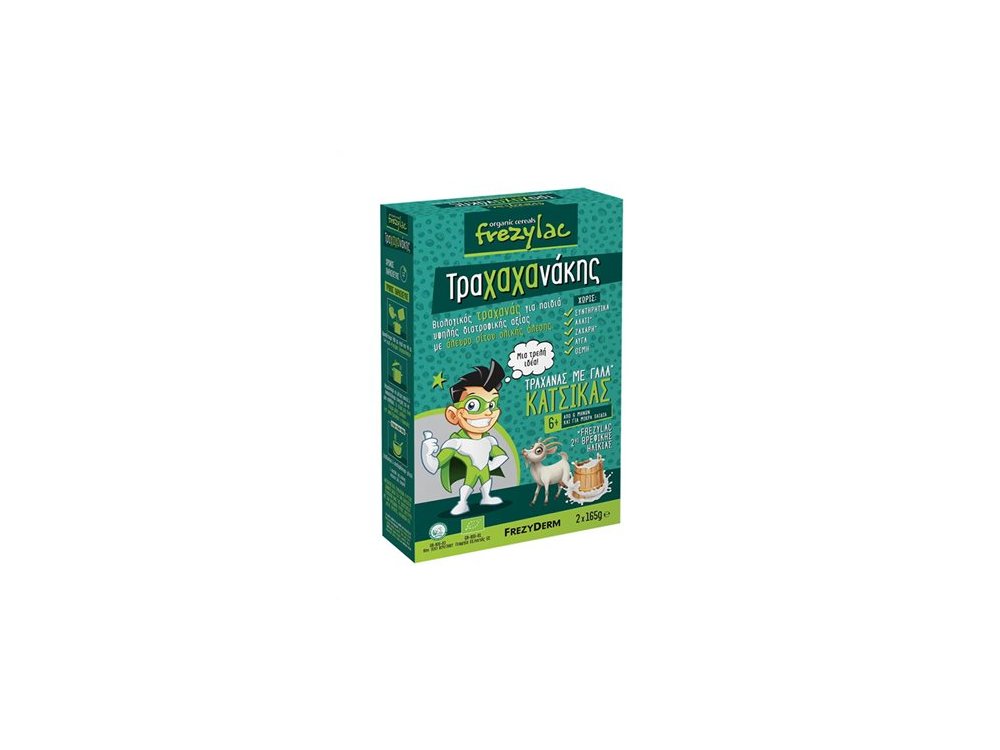 Frezyderm Frezylac Τραχαχανάκης Τραχάνας με Γάλα Κατσίκας 6m+, 2x165gr