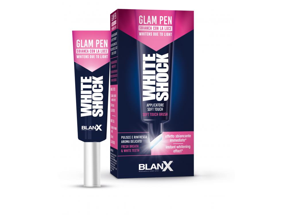Blanx White Shock Glam Smile Pen Στυλό Λεύκανσης Δοντιών, 12ml