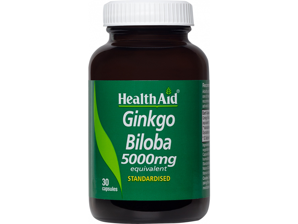 Health Aid Ginkgo Biloba 5000mg 30caps