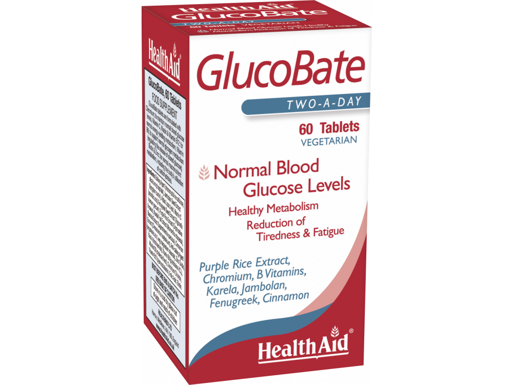 Health Aid Glucobate 60veg.tabs