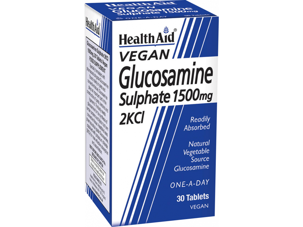 Health Aid Vegan Glucosamine Sulphate  1500mg 30tabs