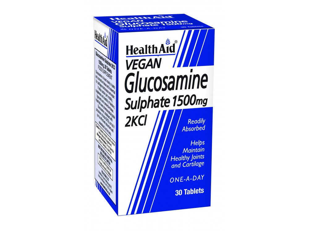 Health Aid Vegan Glucosamine Sulphate  1500mg 30tabs